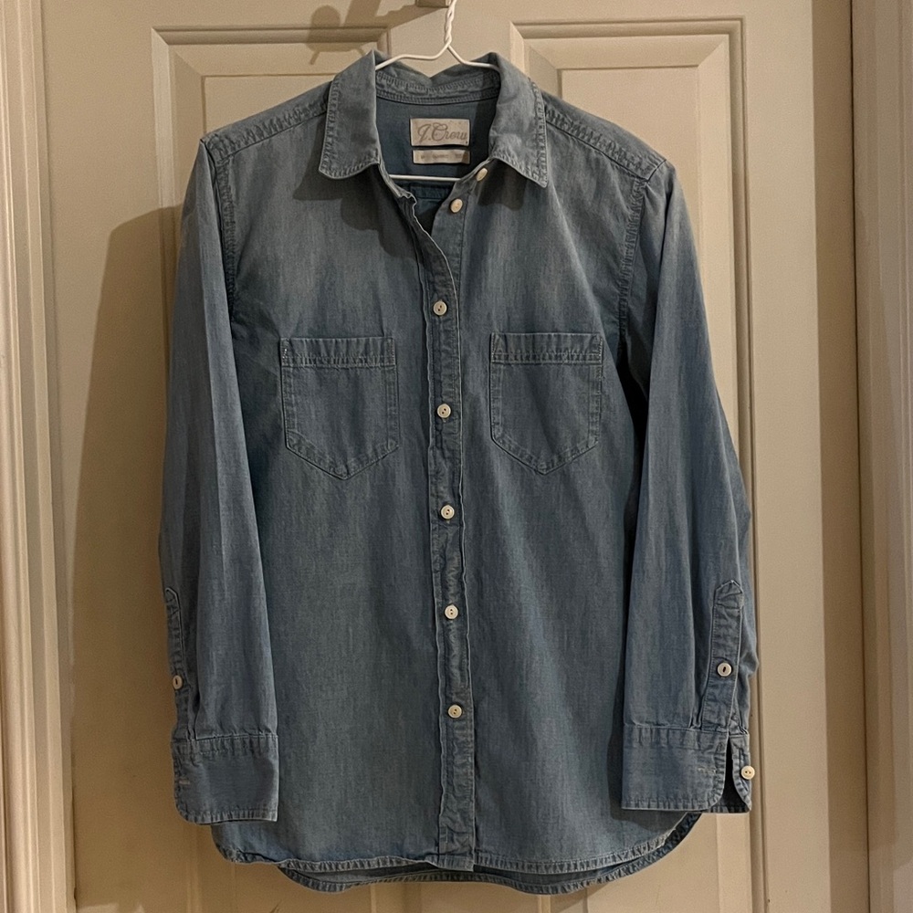 J. Crew Classic Light Denim Shirt
